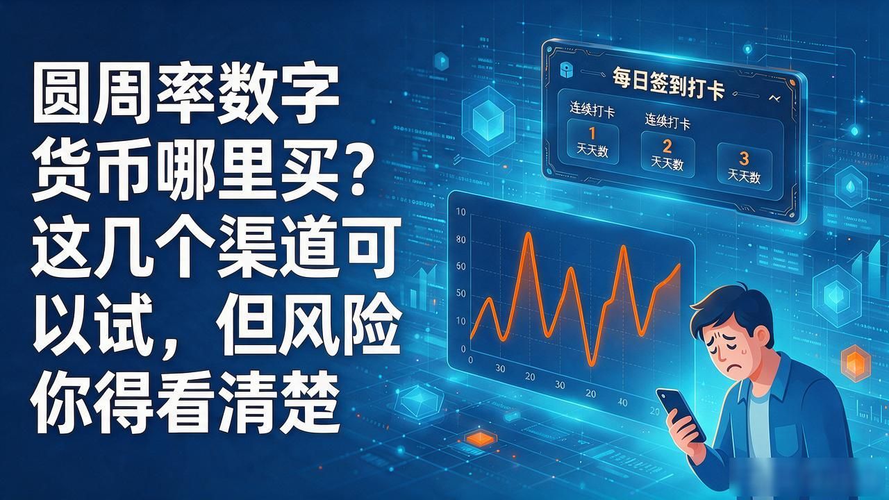 圆周率数字货币哪里买？这几个渠道可以试，但风险你得看清楚