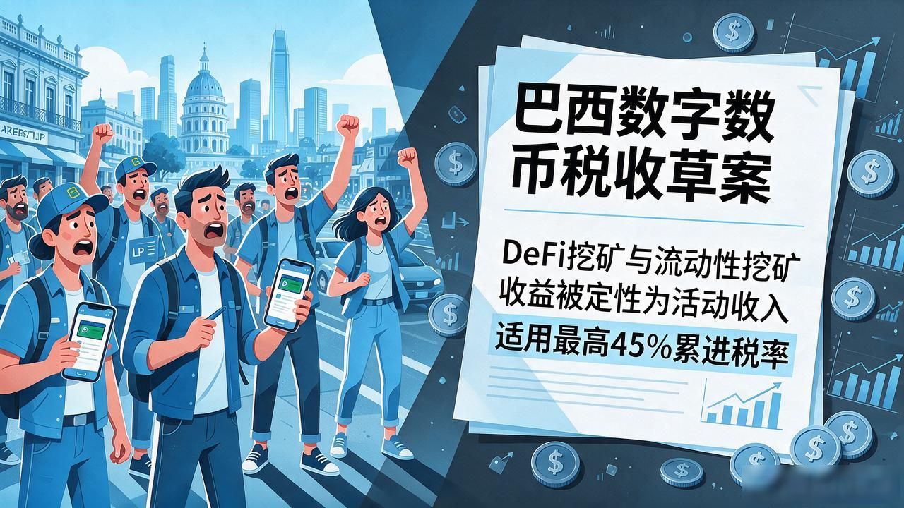 巴西数字货币税收草案正式亮相，加密投资者税务成本全解读