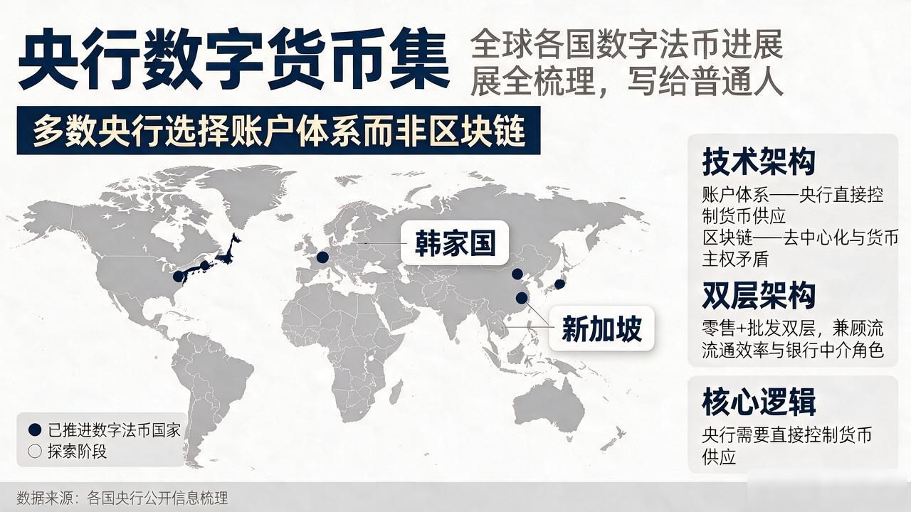 央行数字货币大全集：全球各国数字法币进展全梳理，写给普通人