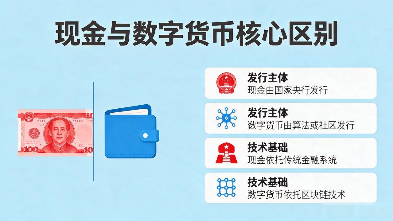 现金是数字货币吗？一文厘清核心区别