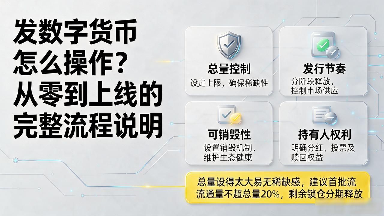 发数字货币怎么操作?从零到上线的完整流程说明