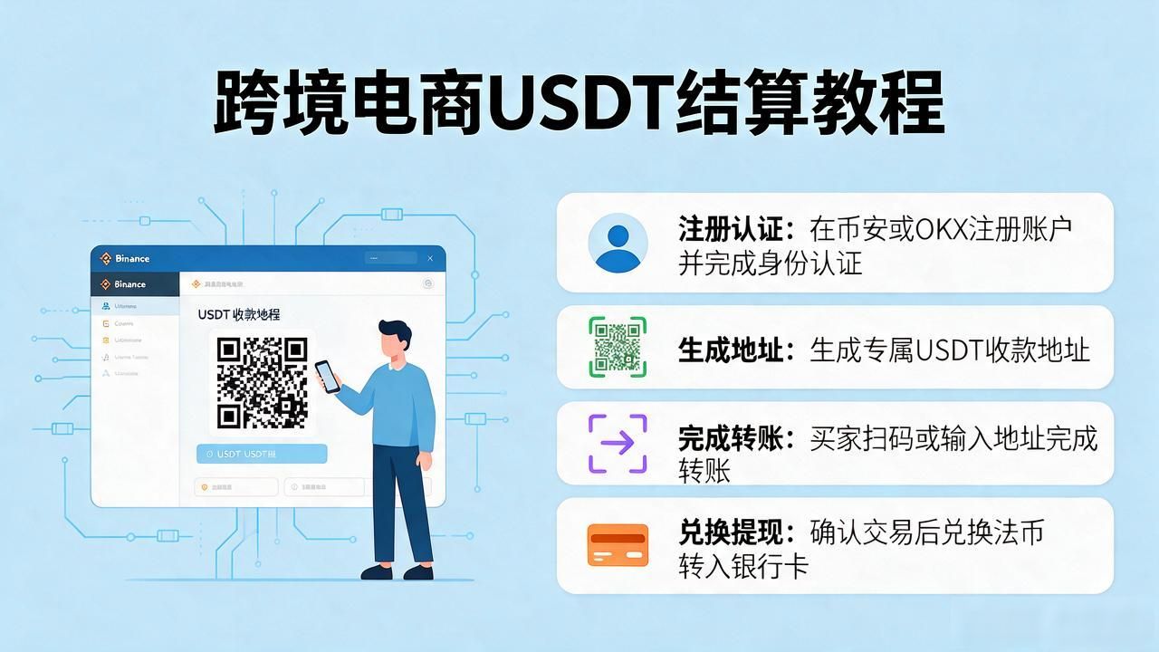 如何用USDT收付款_跨境电商数字货币结算教程