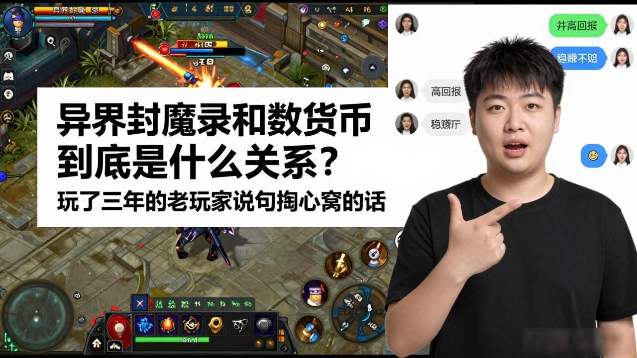 异界封魔录和数字货币到底是什么关系？玩了三年的老玩家说句掏心窝的话