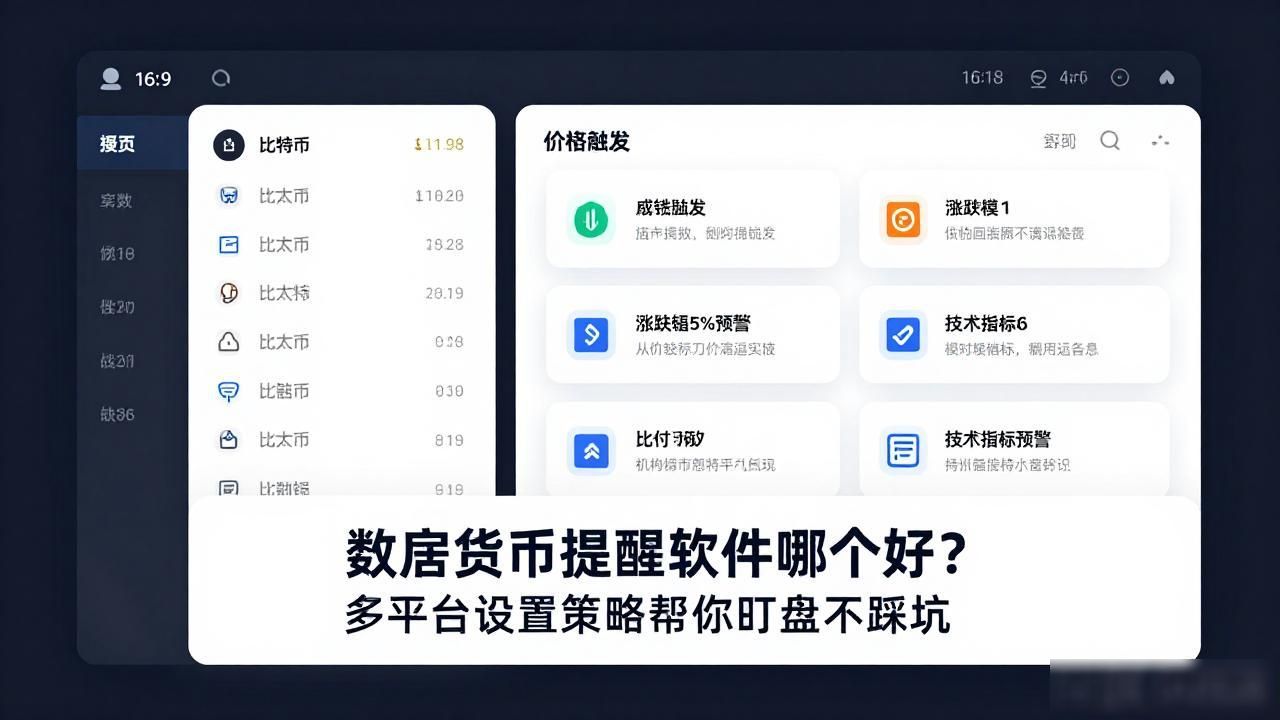 数字货币提醒软件哪个好？多平台设置策略帮你盯盘不踩坑