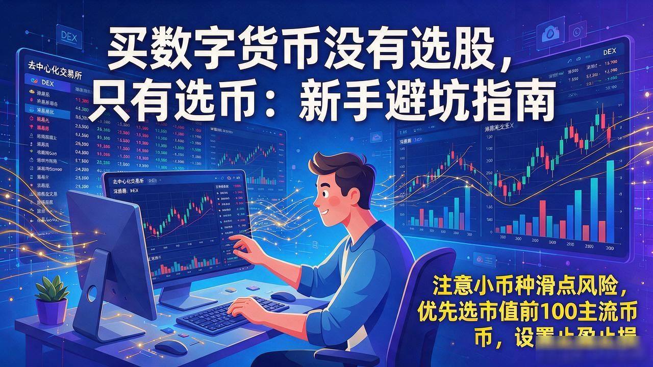 买数字货币没有选股,只有选币:新手避坑指南