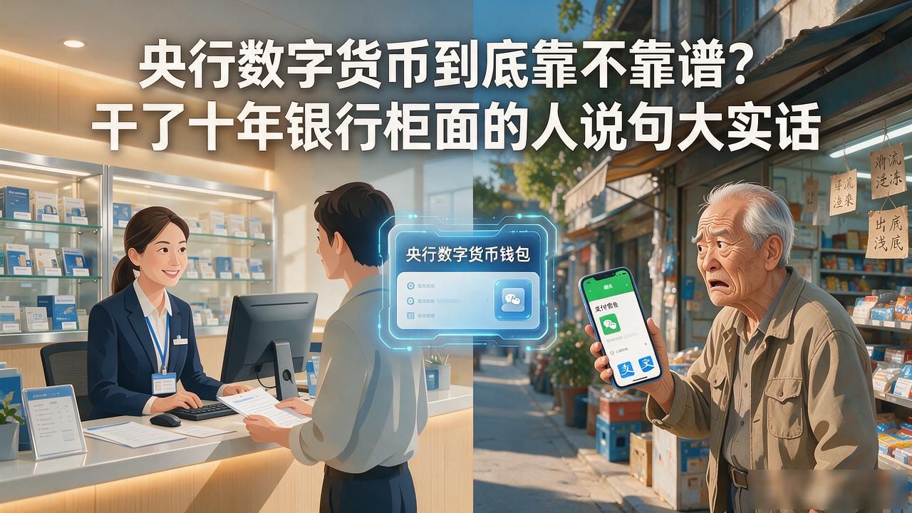 央行数字货币到底靠不靠谱？干了十年银行柜面的人说句大实话