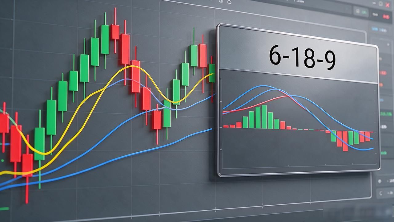 数字货币macd短线参数设置，别再用默认12-26-9了，实战这样调