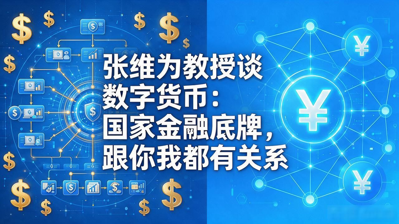 张维为教授谈数字货币：国家金融底牌，跟你我都有关系