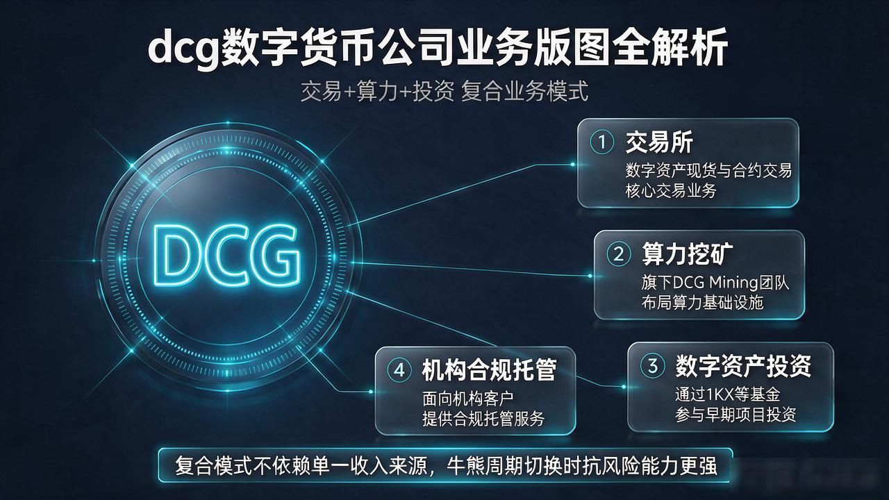 dcg数字货币公司到底是做什么的？业务版图和实力全解析