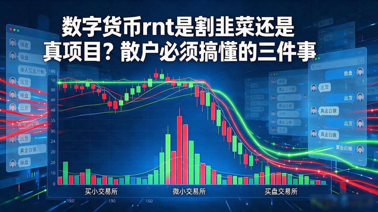 数字货币rnt是割韭菜还是真项目?散户必须搞懂的三件事