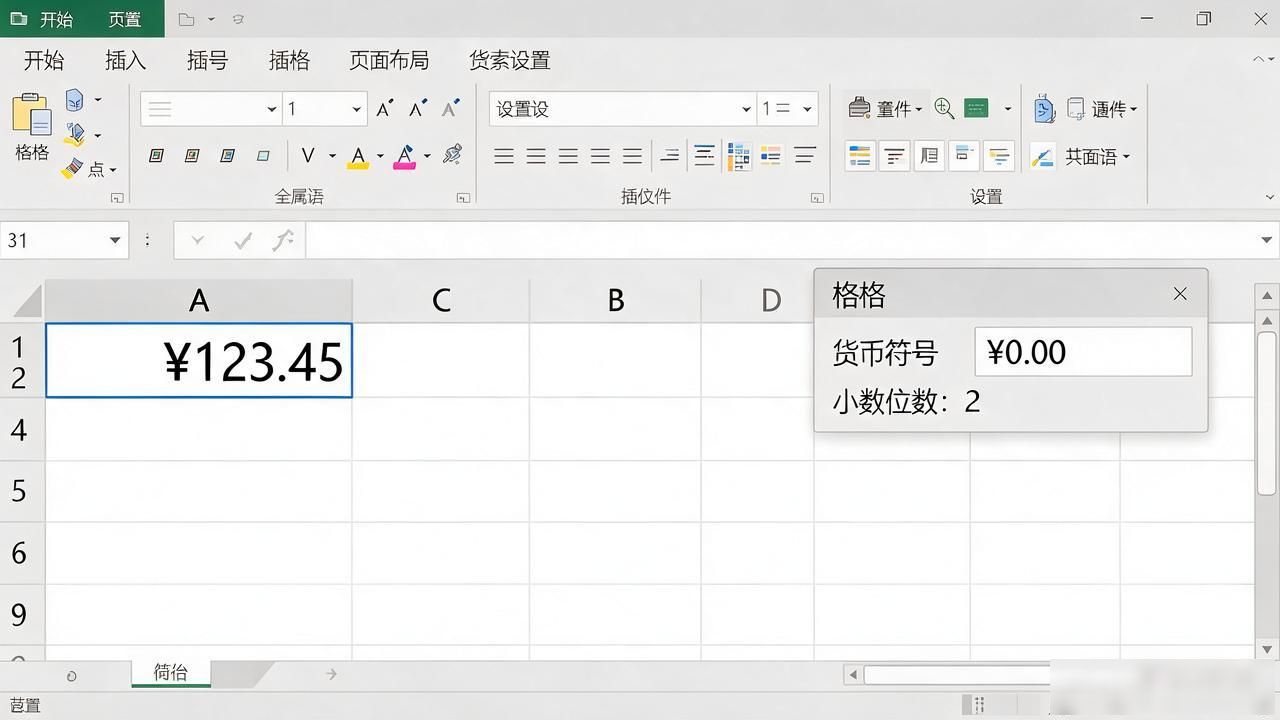 Excel表格里数字前面怎么自动加货币符号？几步设置就不用再手动打了