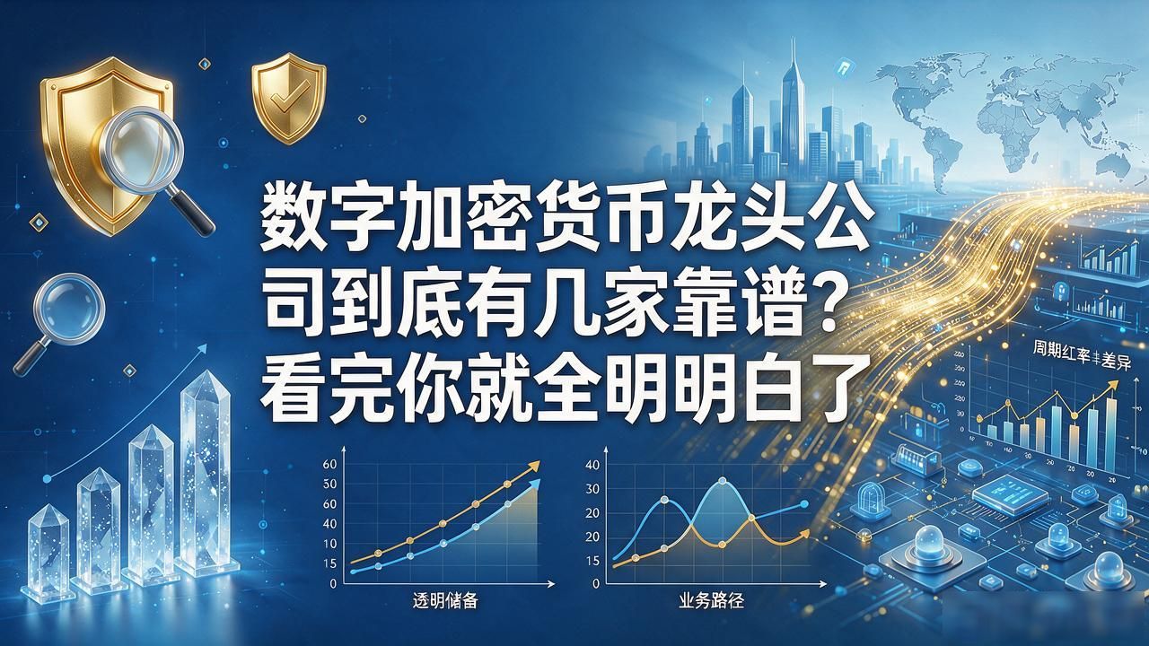 数字加密货币龙头公司到底有几家靠谱?看完你就全明白了