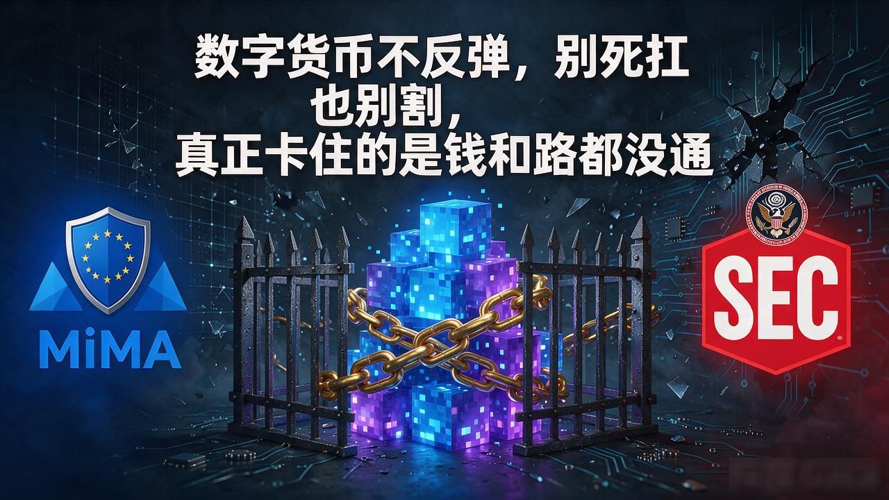 数字货币不反弹，别死扛也别割，真正卡住的是钱和路都没通