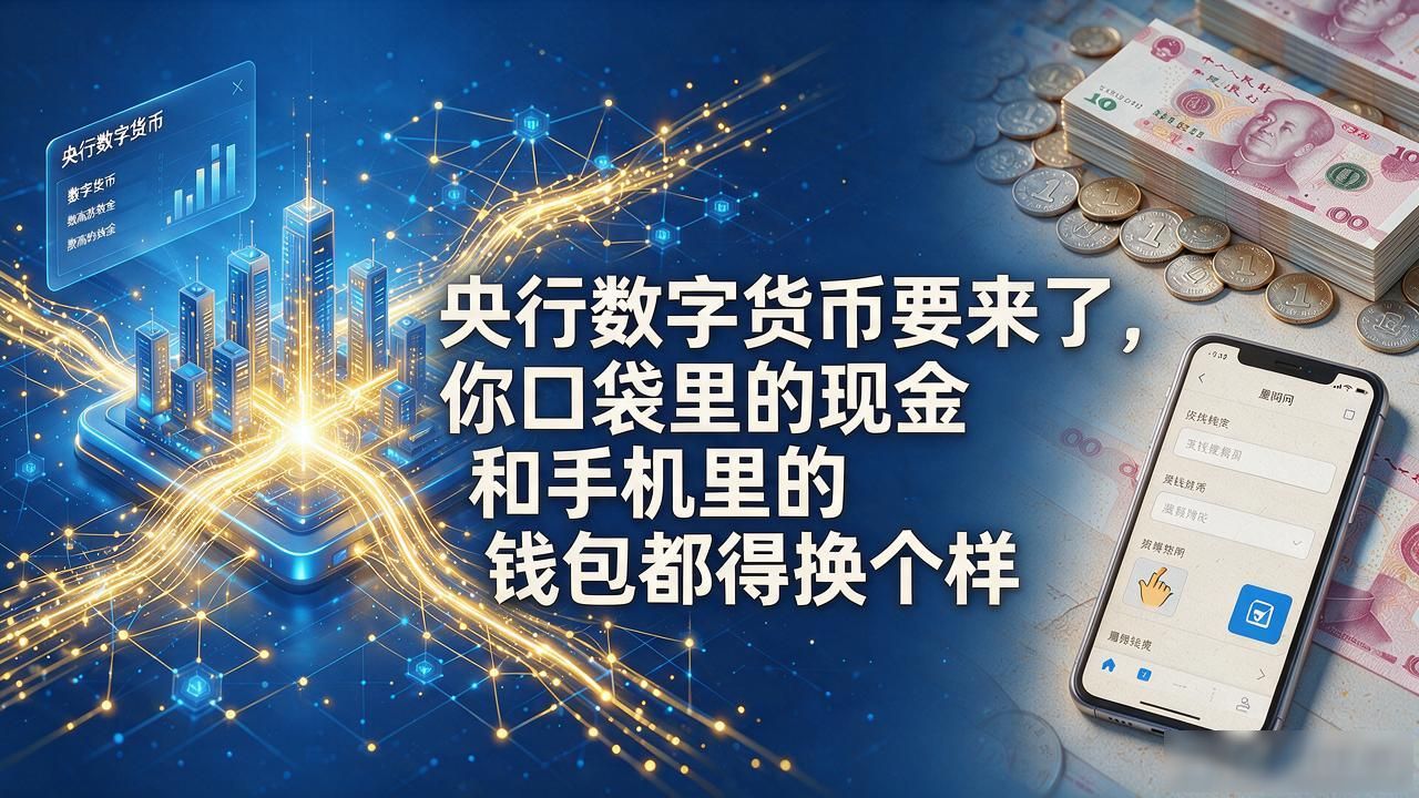 央行数字货币要来了，你口袋里的现金和手机里的钱包都得换个样