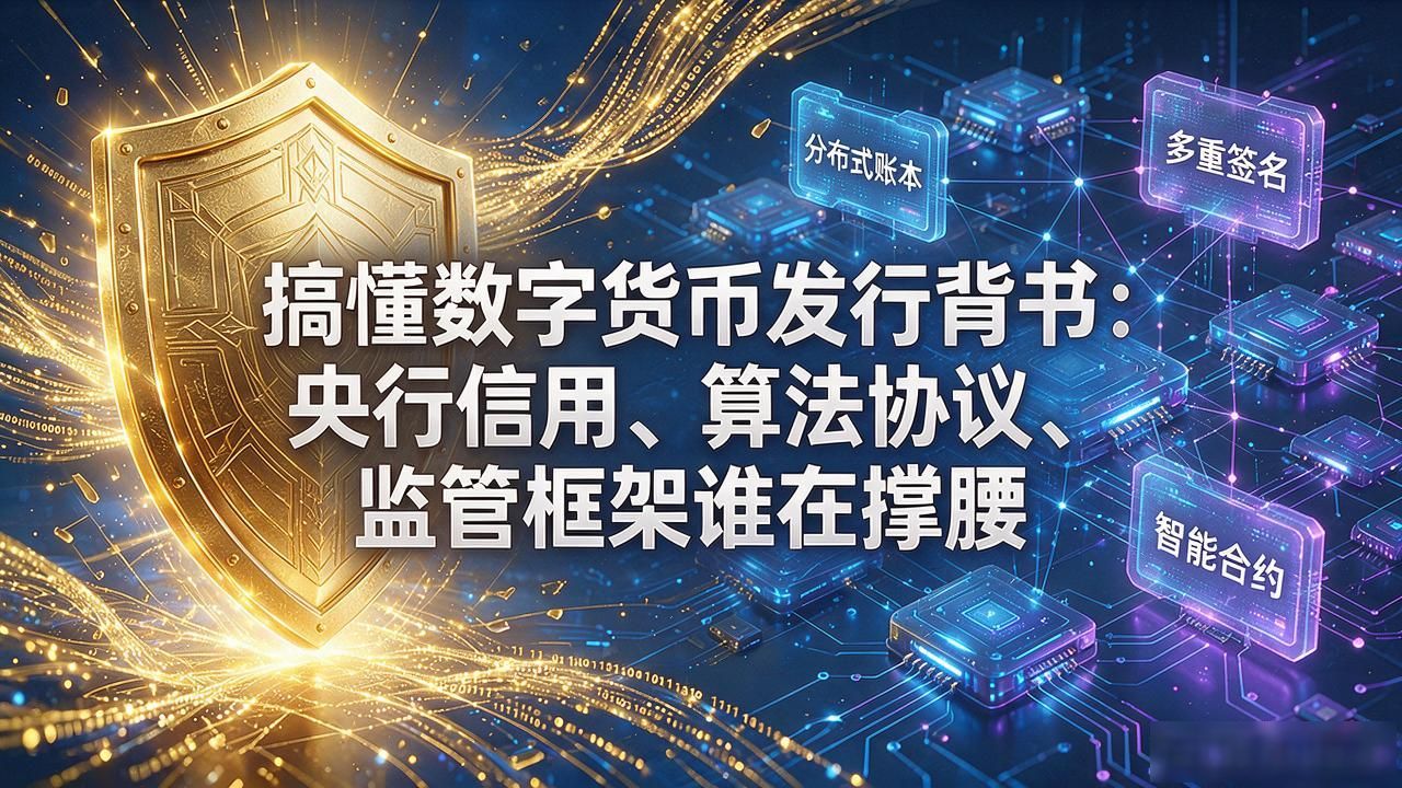 搞懂数字货币发行背书：央行信用、算法协议、监管框架谁在撑腰