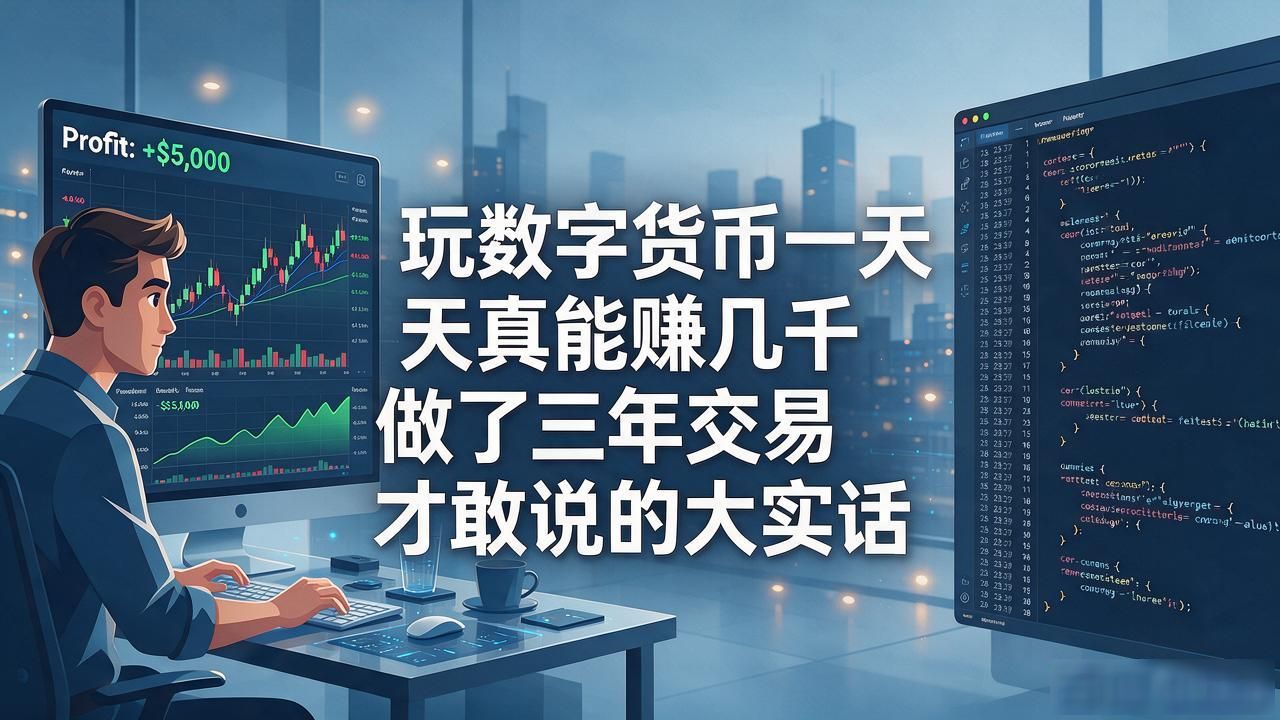 玩数字货币一天真能赚几千 做了三年交易才敢说的大实话