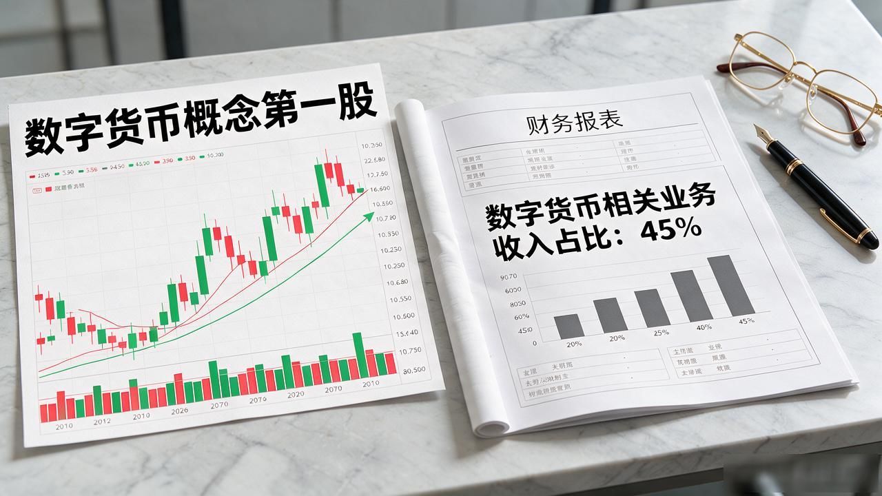 数字货币概念第一股是哪只？一个炒股十年的老哥给你掰扯清楚